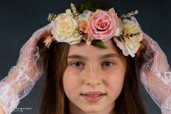 צילום ילדים בסטודיו שמלות